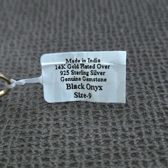 Shivam Black🖤 Onyx Flower🏵 Ring💍 - Picture 7 of 16